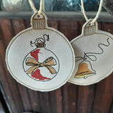 Stickdatei - Christbaumkugeln Single Line (22 Motive) - Sewando