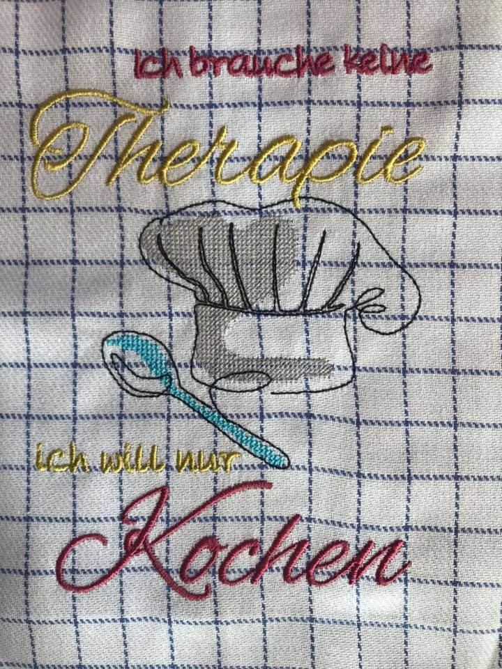 Stickdatei - Therapie KOCHEN - Sewando