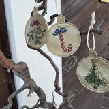 Stickdatei - Christbaumkugeln Single Line (22 Motive) - Sewando