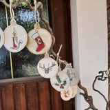 Stickdatei - Christbaumkugeln Single Line (22 Motive) - Sewando