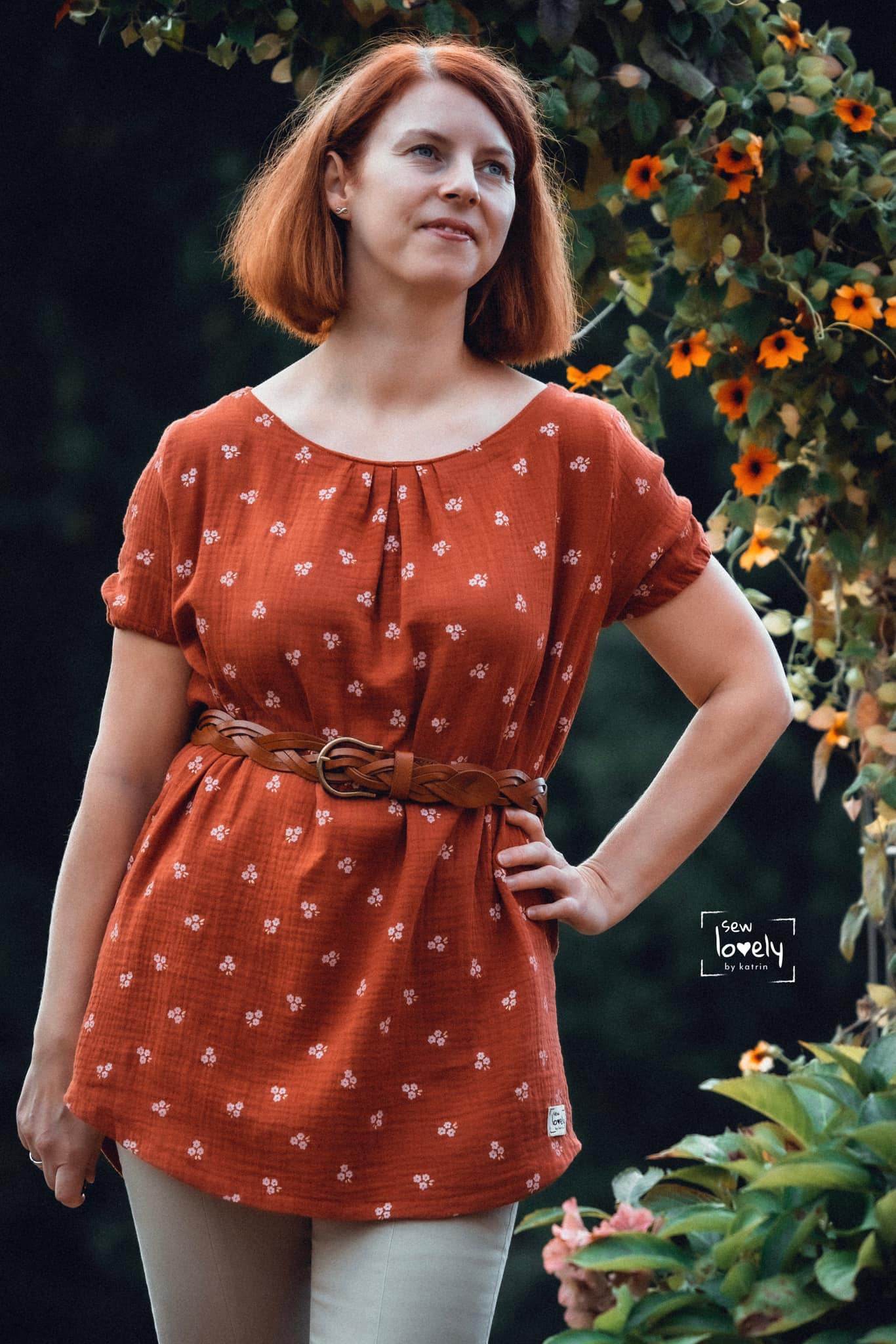 Schnittmuster Bluse/Kleid AVELLINO Gr. 32-54 : - Sewando