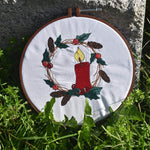 Stickdatei - Kerzenkranz (Vollstick) - Sewando