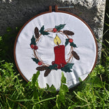 Stickdatei - Kerzenkranz (Vollstick) - Sewando