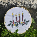 Stickdatei - Adventsgesteck (Single Line) - Sewando