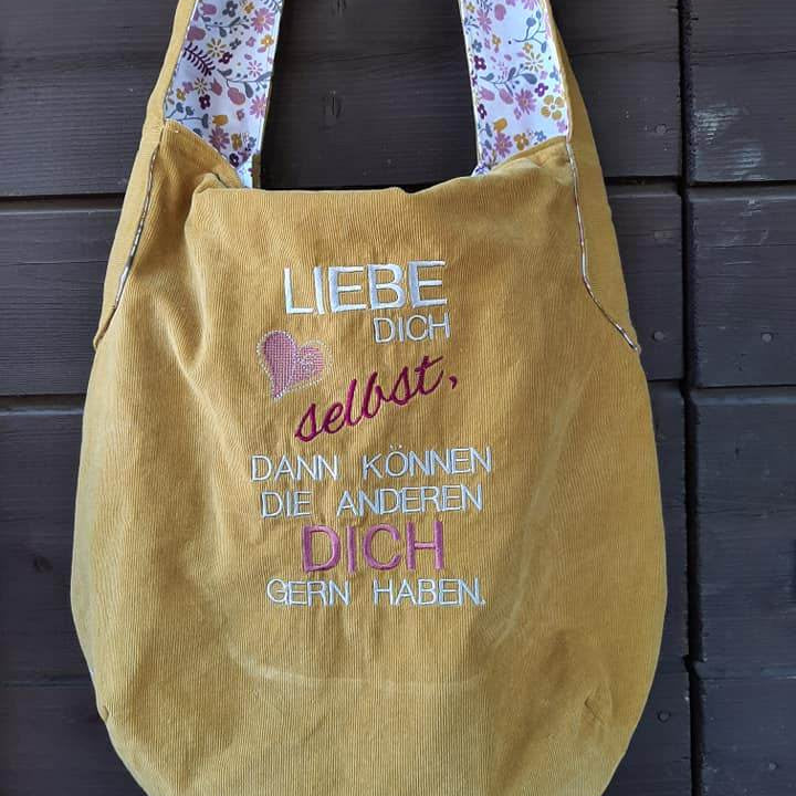 Stickdatei - Liebe Dich selbst... - Sewando