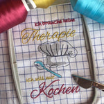 Stickdatei - Therapie KOCHEN - Sewando