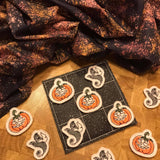 Stickdatei - Spiel "TIC TAC TOE Halloween" mit Stoffbeutel