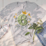 Zahl 6 / SECHS für Geburtstags-T-Shirt - Plotterdatei - Sewando