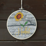 Stickdatei - 4 Jahreszeiten - Blumen Single Line - Sewando