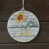 Stickdatei - 4 Jahreszeiten - Blumen Single Line - Sewando