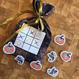 Stickdatei - Spiel "TIC TAC TOE Halloween" mit Stoffbeutel