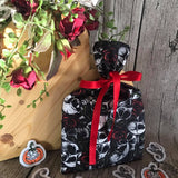 Stickdatei - Spiel "TIC TAC TOE Halloween" mit Stoffbeutel