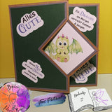 Digiset Drache Herbert Plotten, Sublimation, Drucken - Sewando