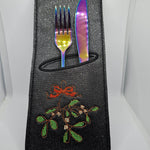 Stickdatei - Bestecktaschen - Weihnachten (12 Single Line Motive) - Sewando
