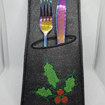 Stickdatei - Bestecktaschen - Weihnachten (12 Single Line Motive) - Sewando
