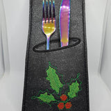 Stickdatei - Bestecktaschen - Weihnachten (12 Single Line Motive) - Sewando