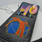 Stickdatei - Bestecktaschen - Weihnachten (12 Single Line Motive) - Sewando