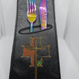Stickdatei - Bestecktaschen - Weihnachten (12 Single Line Motive) - Sewando