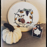 Stickdatei - Kritzelkreis "Herbst"