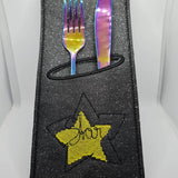 Stickdatei - Bestecktaschen - Weihnachten (12 Single Line Motive) - Sewando