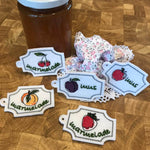 Stickdatei - Einmach-Schilder - Sewando