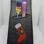 Stickdatei - Bestecktaschen - Weihnachten (12 Single Line Motive) - Sewando