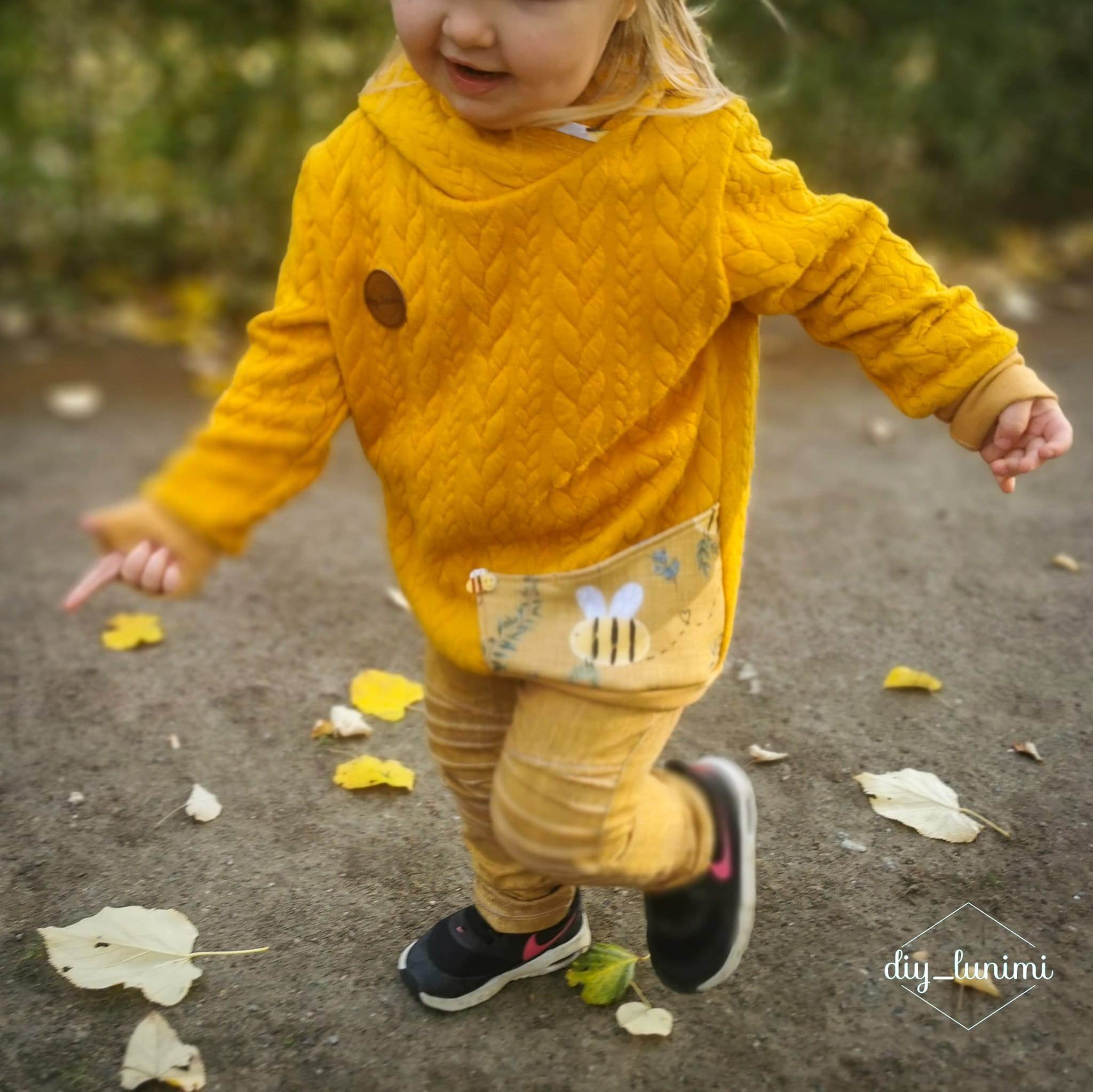 Schnittmuster Emmas Monsterhoodie Größe 74/80 – 146/152 - Sewando