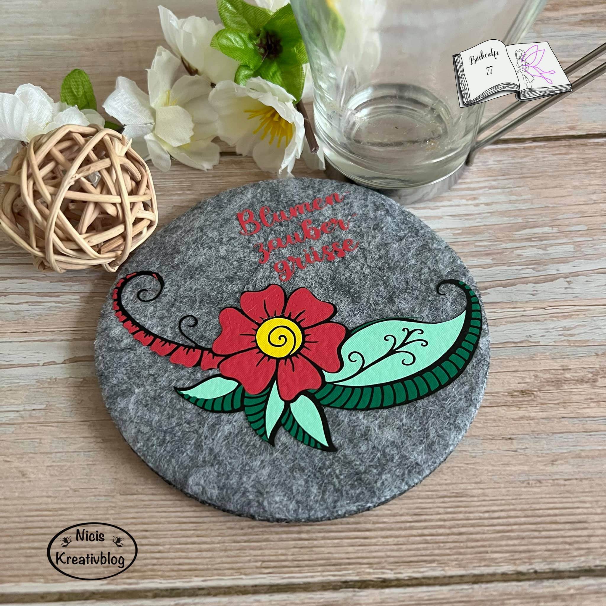 Digiset und Plotterdatei Blumen Tattoo - Sewando