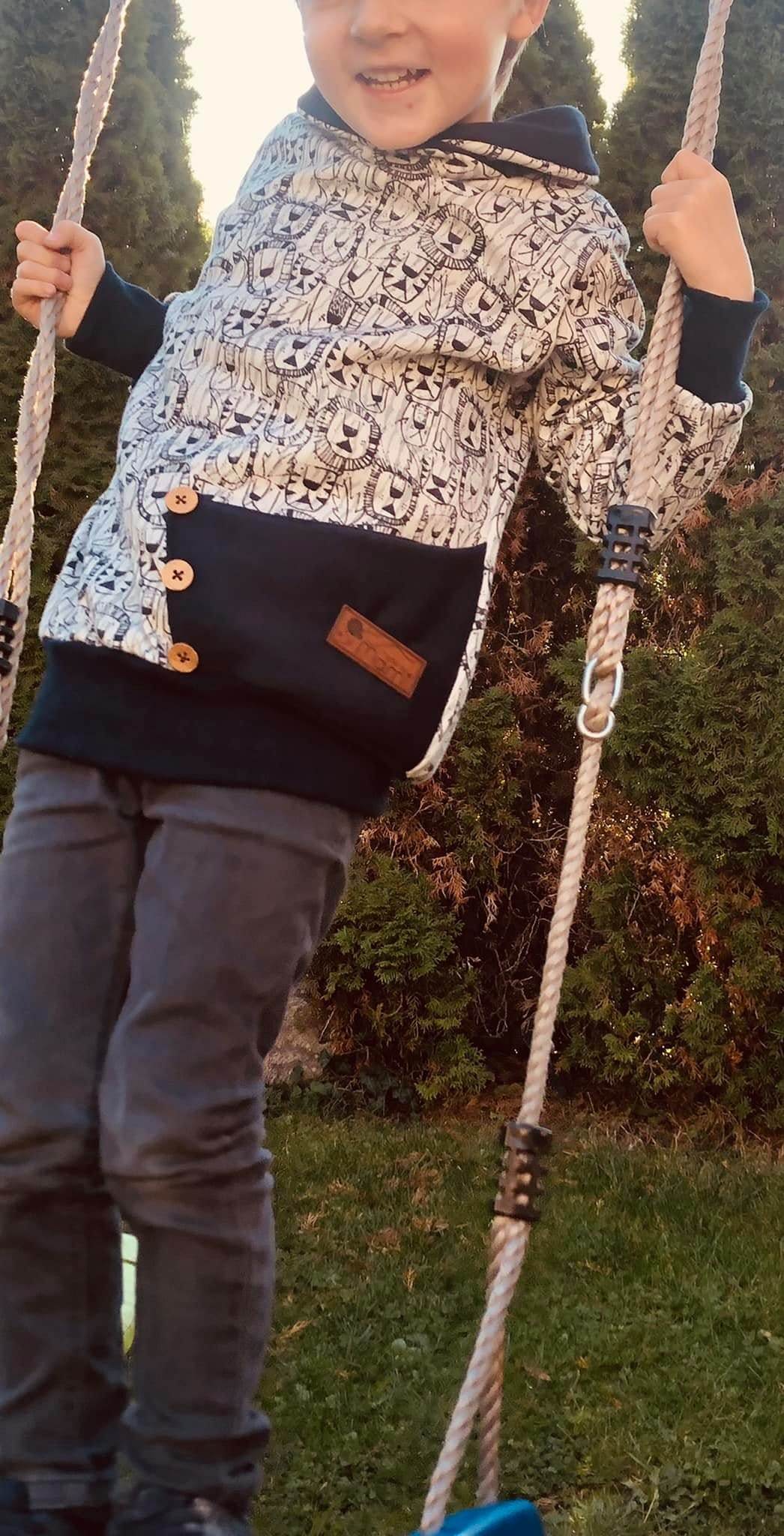 Schnittmuster Emmas Monsterhoodie Größe 74/80 – 146/152 - Sewando