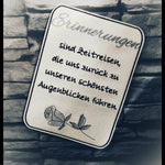 Stickdatei - 2 Trauersprüche mit Rosen - Sewando