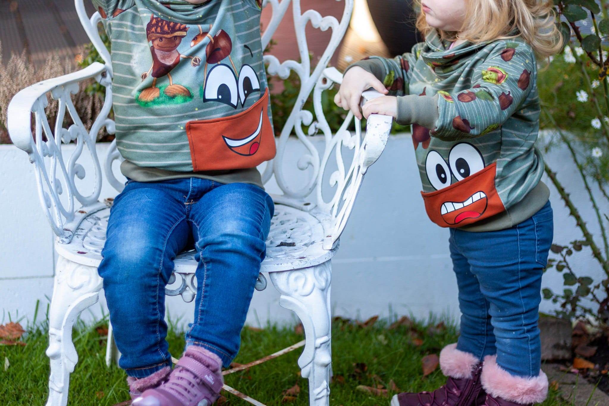 Schnittmuster Emmas Monsterhoodie Größe 74/80 – 146/152 - Sewando