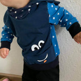 Schnittmuster Emmas Monsterhoodie Größe 74/80 – 146/152 - Sewando