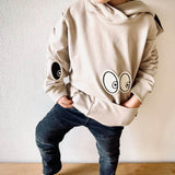Schnittmuster Emmas Monsterhoodie Größe 74/80 – 146/152 - Sewando