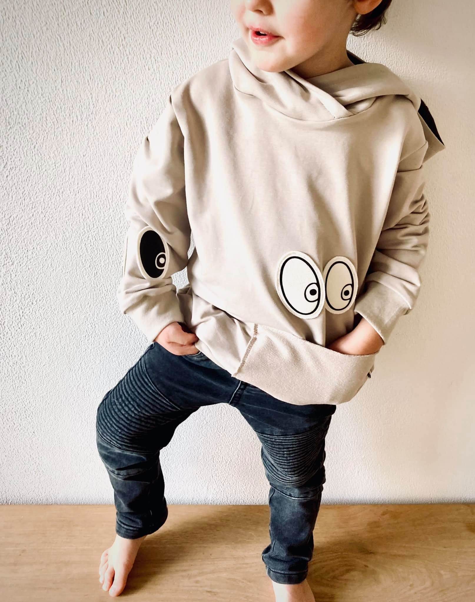 Schnittmuster Emmas Monsterhoodie Größe 74/80 – 146/152 - Sewando