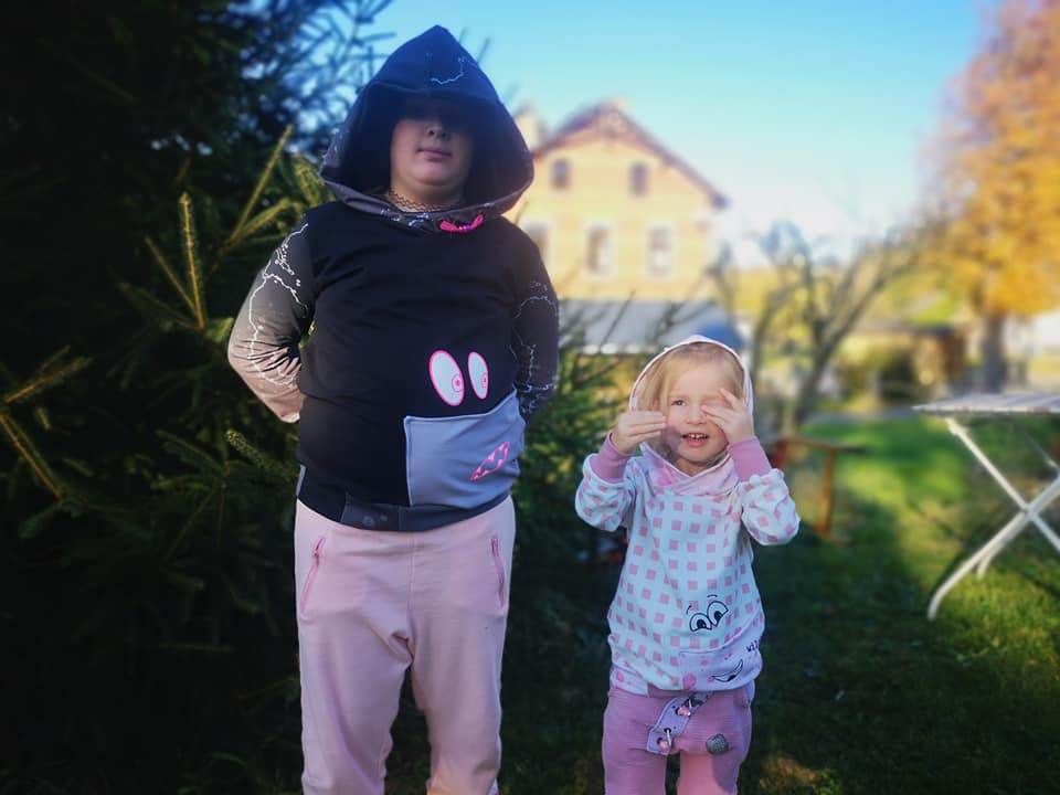 Schnittmuster Emmas Monsterhoodie Größe 74/80 – 146/152 - Sewando