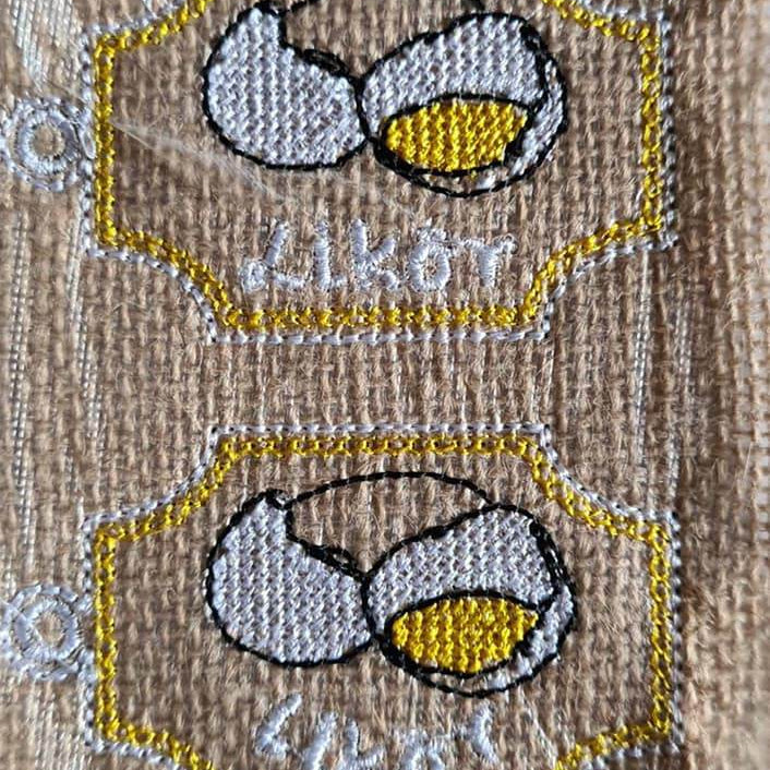 Stickdatei - Einmach-Schilder - Sewando