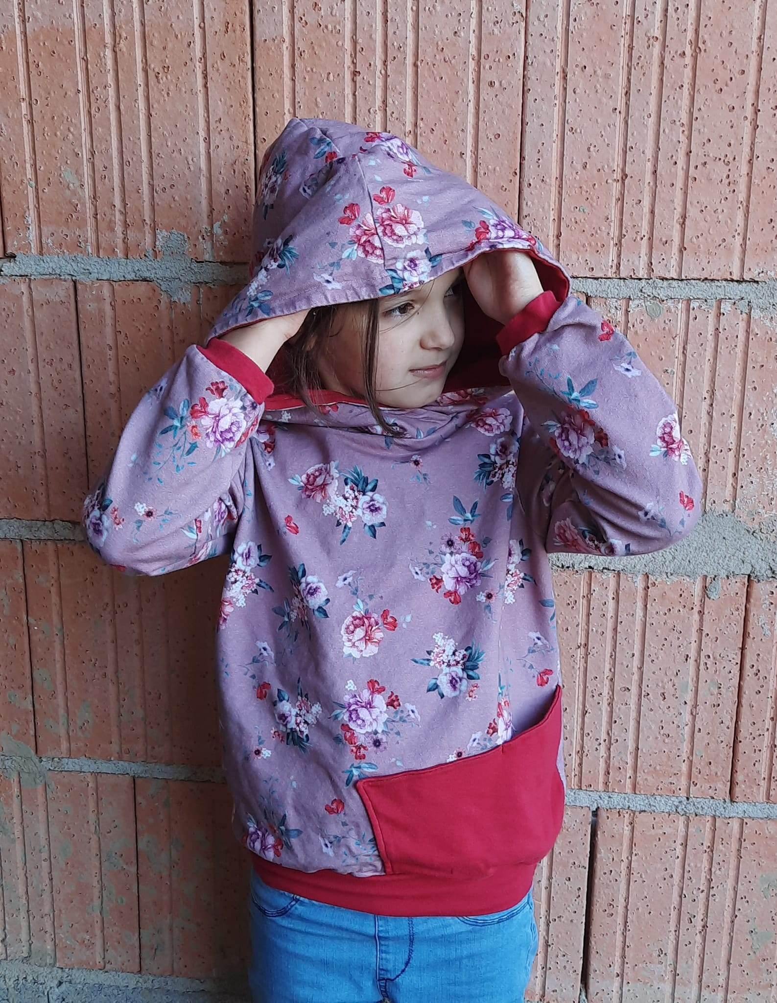 Schnittmuster Emmas Monsterhoodie Größe 74/80 – 146/152 - Sewando