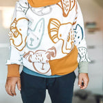 Schnittmuster Emmas Monsterhoodie Größe 74/80 – 146/152 - Sewando