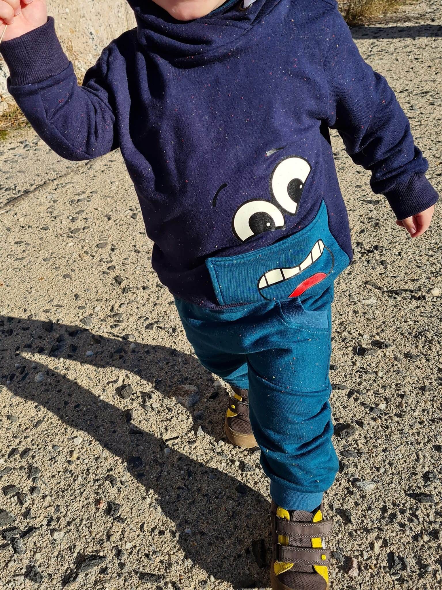 Schnittmuster Emmas Monsterhoodie Größe 74/80 – 146/152 - Sewando