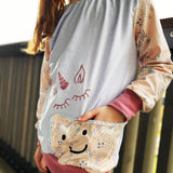 Schnittmuster Emmas Monsterhoodie Größe 74/80 – 146/152 - Sewando