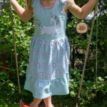 Schnittmuster Kleid / Top Racerback Schweißperlchen Gr. 80-140 - Sewando
