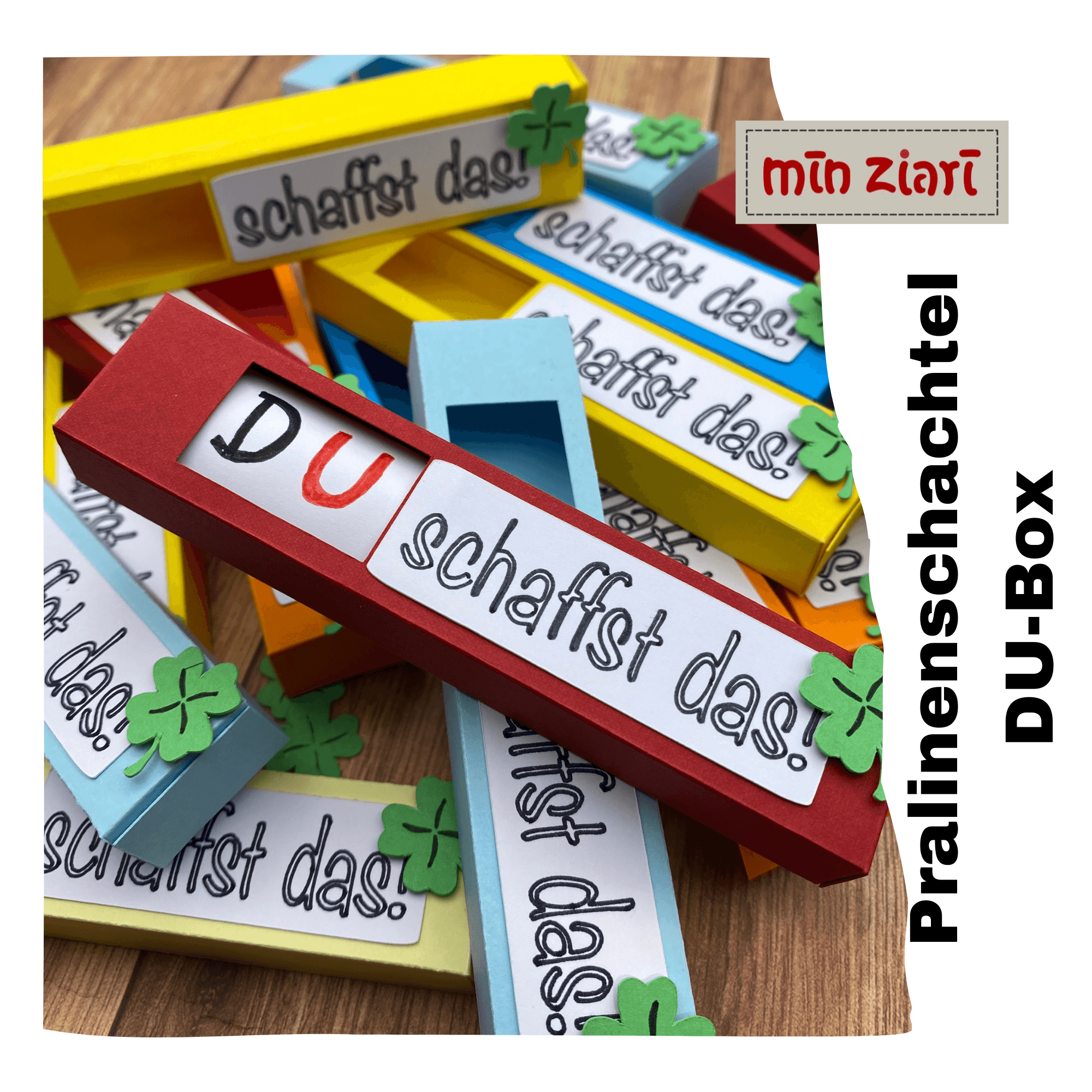 Plotterdatei Pralinenschachtel DU-Box - Sewando