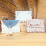 ITH Stickdatei Geschenkumschlag 16x26, In The Hoop Herzlichen Glückwunsch - Sewando