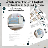 ITH Stickdatei Geschenkumschlag 16x26, In The Hoop Herzlichen Glückwunsch - Sewando