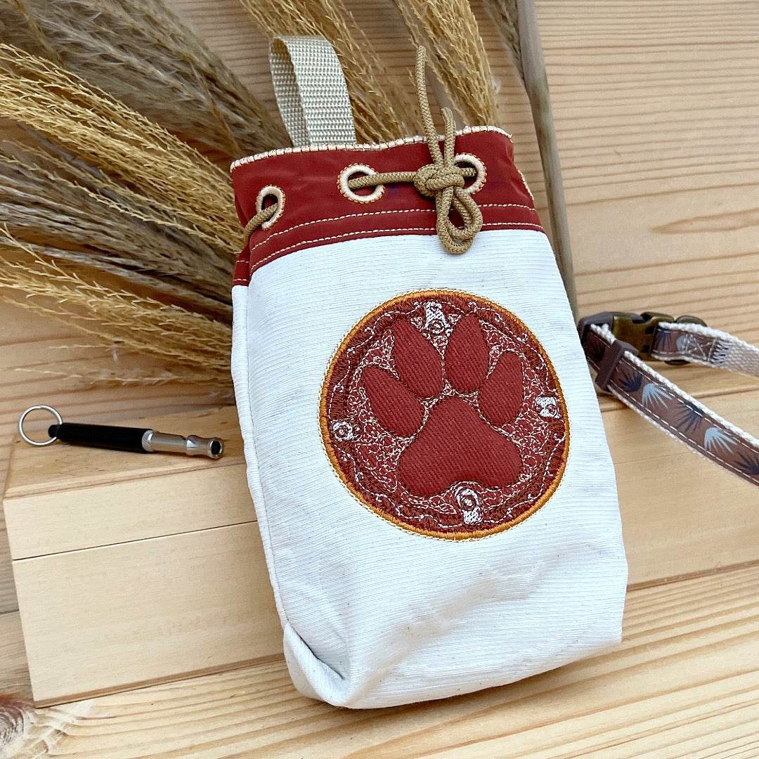 ITH Stickdatei Leckerchenbeutel Set S, M, L, In The Hoop Bag PawButton - Sewando