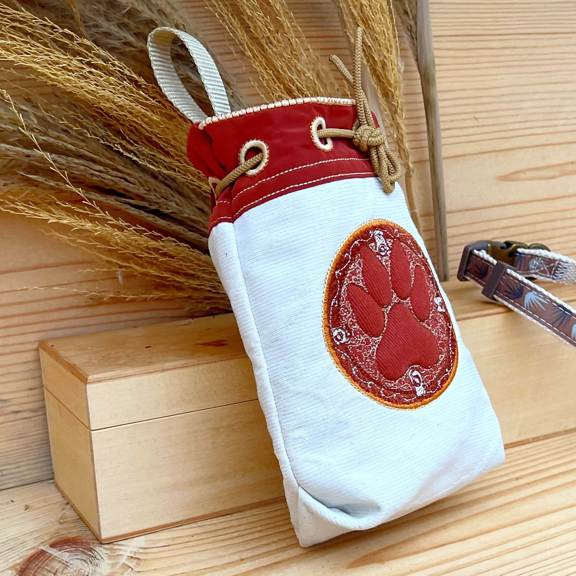 ITH Stickdatei Leckerchenbeutel 15x21, In The Hoop Bag PawButton - Sewando