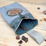 ITH Stickdatei Leckerchenbeutel 16x23, In The Hoop Bag PawButton - Sewando