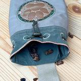ITH Stickdatei Leckerchenbeutel 16x23, In The Hoop Bag PawButton - Sewando