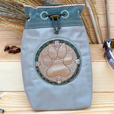ITH Stickdatei Leckerchenbeutel 16x23, In The Hoop Bag PawButton - Sewando