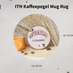 Stickdatei Kaffee Mug Rug Set 10x10, und 13x18 - Sewando
